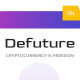 Defuture - Cryptocurrency Google Slides template - GraphicRiver Item for Sale